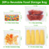 20Pcs Reusable Food Storage Bags