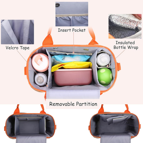 Diaper Bag Tote - Large Waterproof Mommy/Maternity Bag