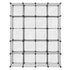 20 Grid Iron Mesh Cube Storage Rack