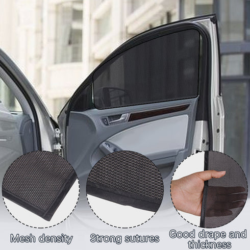 5 Pcs Car Privacy Curtains & Sun Shades