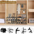 5-Tier Narrow Shoe Rack & Coat Rack Combo