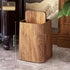 Retro Wood Grain Trash Can w/ Odor-proof Seal & Rectangular Flap