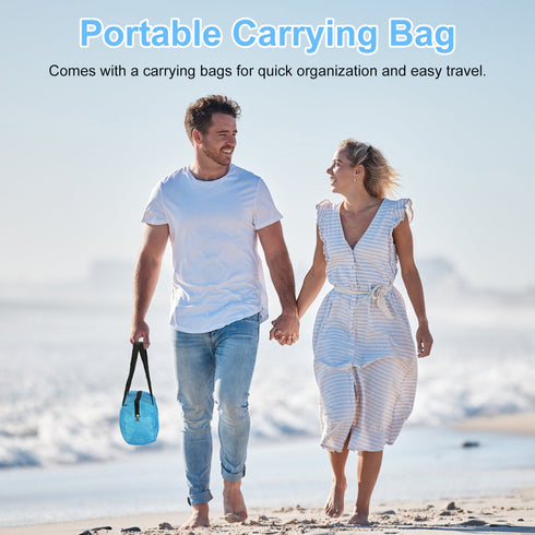 4-6 Person Beach Tent Canopy w/ 3 Doors & UPF50