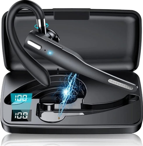 Wireless Headset Bluetooth 5.1 Dual Mic Noise Cancelling