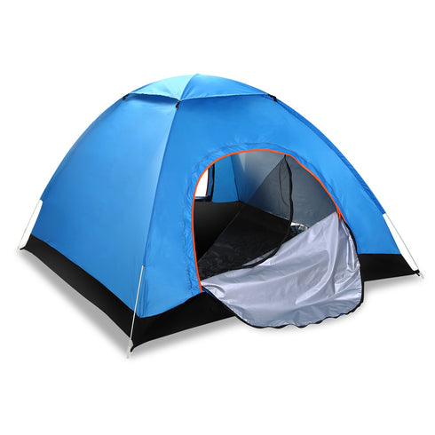 4-Person Instant Setup Camping Tent w/ Mosquito Net & Carry Bag