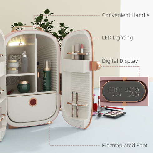 Portable Mini Skincare Fridge w/ LED Display