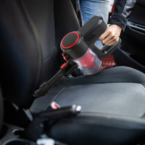 Cordless Vacuum Cleaner Lightweight Handheld Vacuum Upright Stick Floor Vacuum Battery Powered Mop With Lighting 2 Speeds 12000PA Suction 4 Tools Mount Bracket 180 Degree Foldable