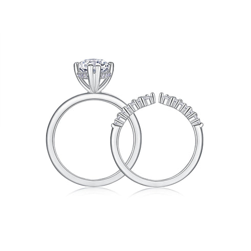 Star Eyes Moissanite Ring Set (Men's & Women's)