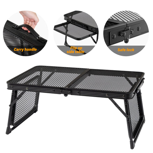 3ft Black Outdoor Portable Folding Table