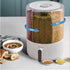 6-in-1 Multi-Compartment Food Storage Bin