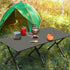 Black Camping Roll Up Table