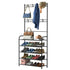 Coat Hat Rack Shoe Storage Shelf Hall Tree Combo