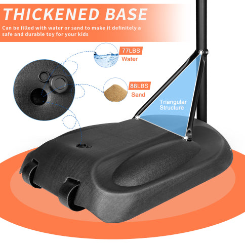 Portable Adjustable Basketball Hoop