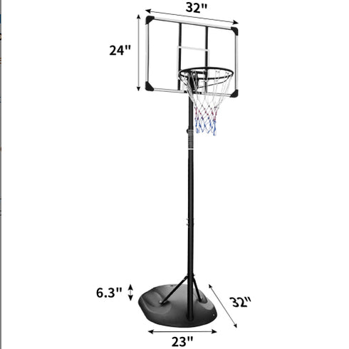 Portable Adjustable Basketball Hoop