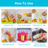 6Pcs Reusable Popsicle Molds / DIY Ice Cream Maker