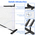 Portable 22ft Regulation Pickleball Net Set w/ 4 Paddles & Balls