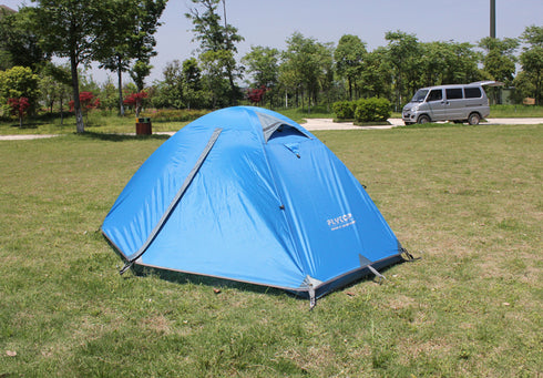 Double Camping Rainproof Tent - High Mountain Snowfield