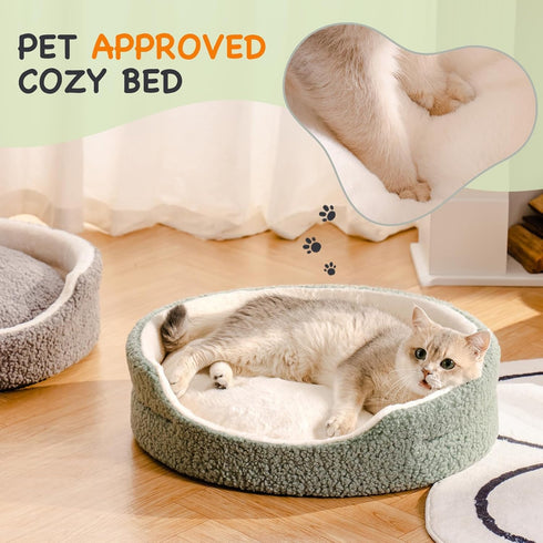 Washable Round Orthopedic Pet Bed