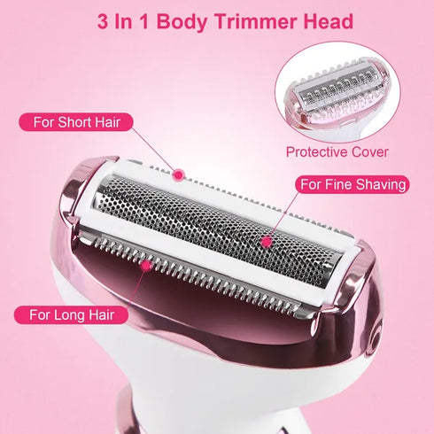 4-in-1 Rechargeable Electric Razor for Women
