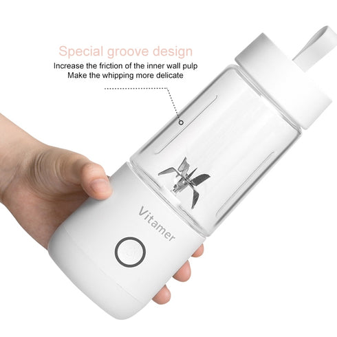 350ml Portable USB Rechargeable Blender Juicer