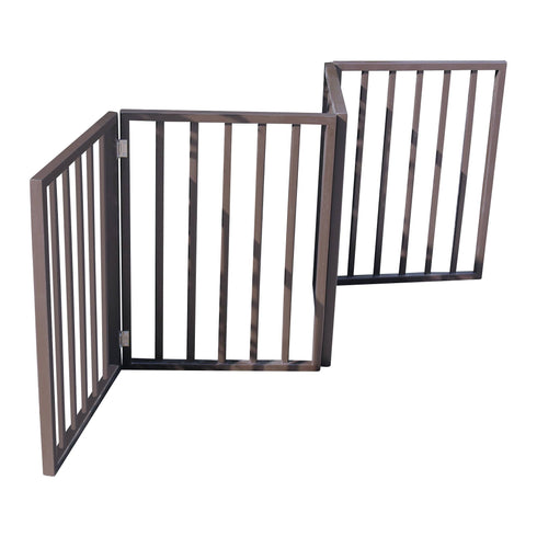 Folding Pet Gate for Doorways, Stairs, and House-Standing