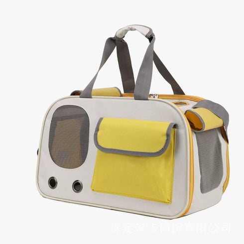 Portable Pet Travel Large Capacity Breathable Shoulder Backpack