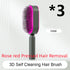 Self Cleaning Hair Brush For Women One-key Cleaning Hair Loss Airbag Massage Scalp Comb Anti-Static Hairbrush