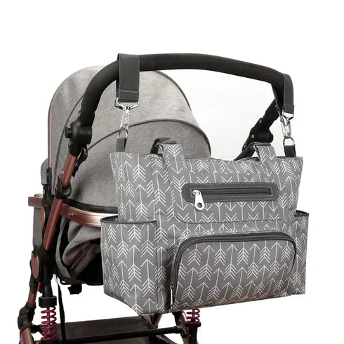 8-Piece Multifunctional Baby Diaper Bag Set