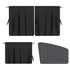 5 Pcs Car Privacy Curtains & Sun Shades