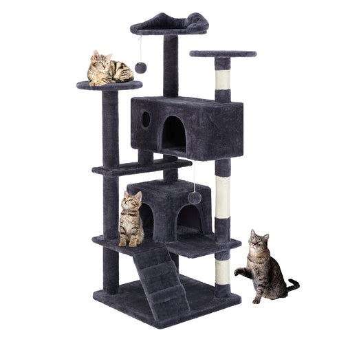 Multi-Functional Cat Treehouse Climbing Frame