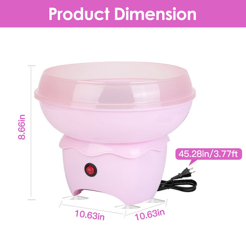 Portable Electric Cotton Candy Maker for Kids