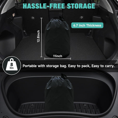 Inflatable Camping Bed Air Mattress (SUV Travel) w/ Pump & Pillows