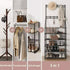 5-Tier Narrow Shoe Rack & Coat Rack Combo