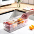 Ice Chilled Condiment Caddy Serving Tray w/ 5 Containers
