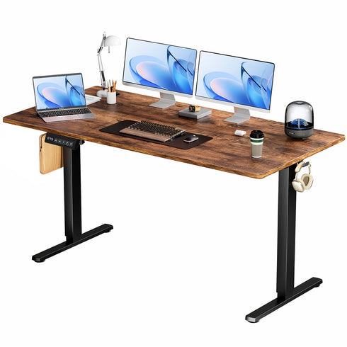 Electric Adjustable Height Standing Desk (Sit-to-Stand) w/ Splice Board