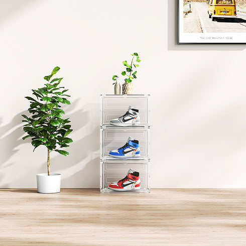 3PCS Large Acrylic Shoebox Set