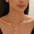 Gold Butterfly & Heart Jewelry Set