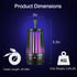 Rechargeable Bug Zapper Lamp w/ Night Light