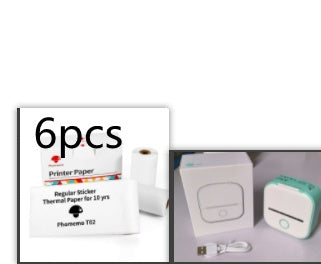 Portable Mini Thermal Label Printer w/ Bluetooth