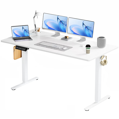 Electric Adjustable Height Standing Desk (Sit-to-Stand) w/ Splice Board