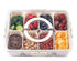 Split Service Tray w/ 8 Compartments for Snacks