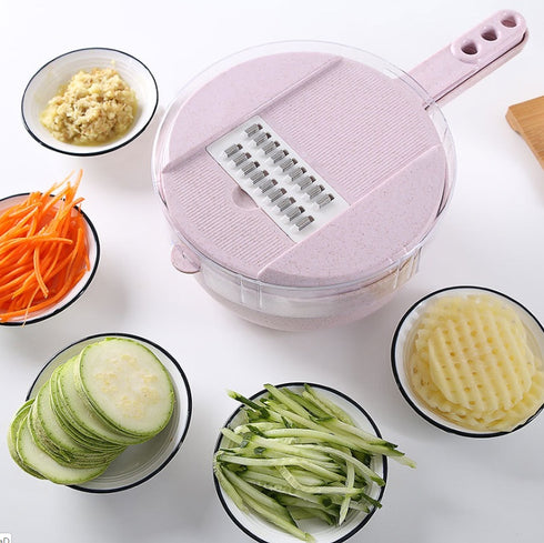 8 In 1 Mandoline Slicer Vegetable Cutter & Grater