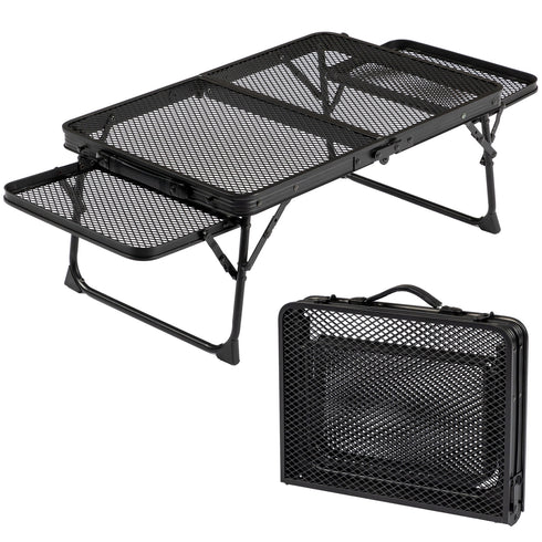 3ft Black Outdoor Portable Folding Table