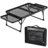 3ft Black Outdoor Portable Folding Table