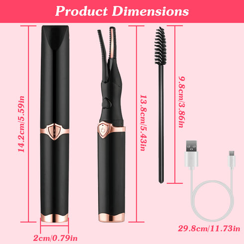 Clip Comb Heated Eyelash Curler