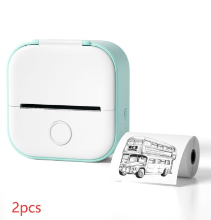 Portable Mini Thermal Label Printer w/ Bluetooth