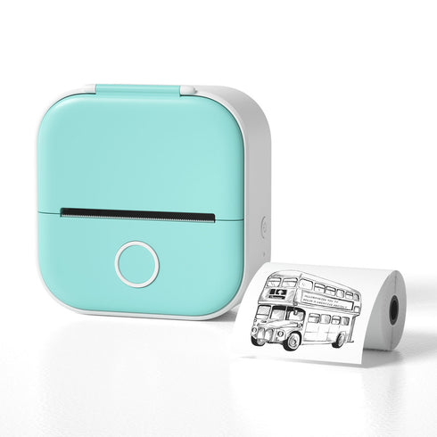 Portable Mini Thermal Label Printer w/ Bluetooth