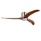 Ceiling Fan w/ Light & Solid Wood Blades