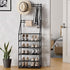 5-Tier Narrow Shoe Rack & Coat Rack Combo