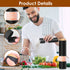 2Pcs Electric Salt & Pepper Grinder Set (Battery Powered)